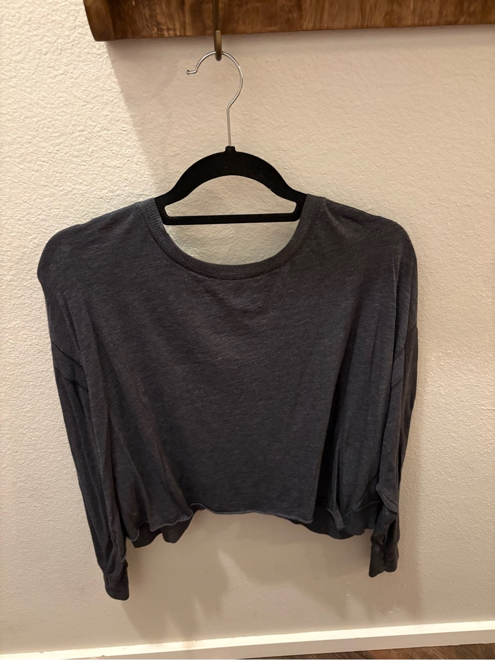 Free People My Time Layer, Black, Size M